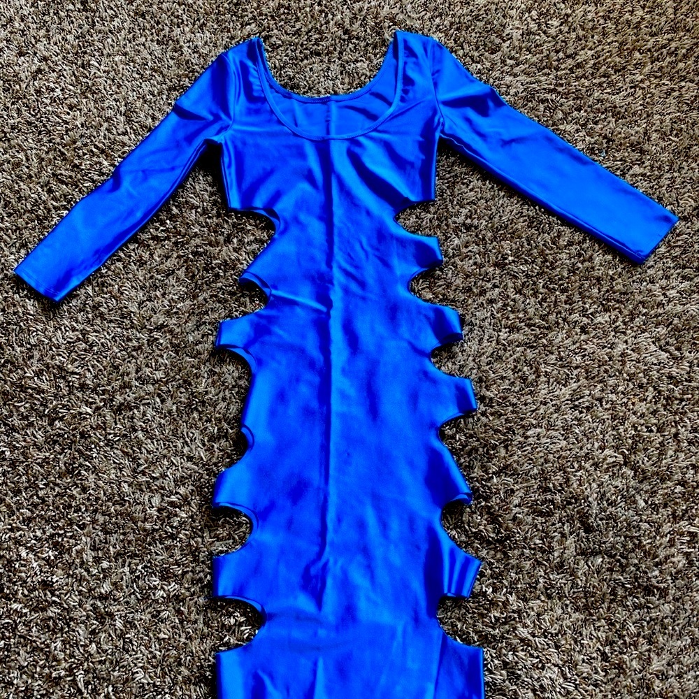 Royal Blue sexy Dress